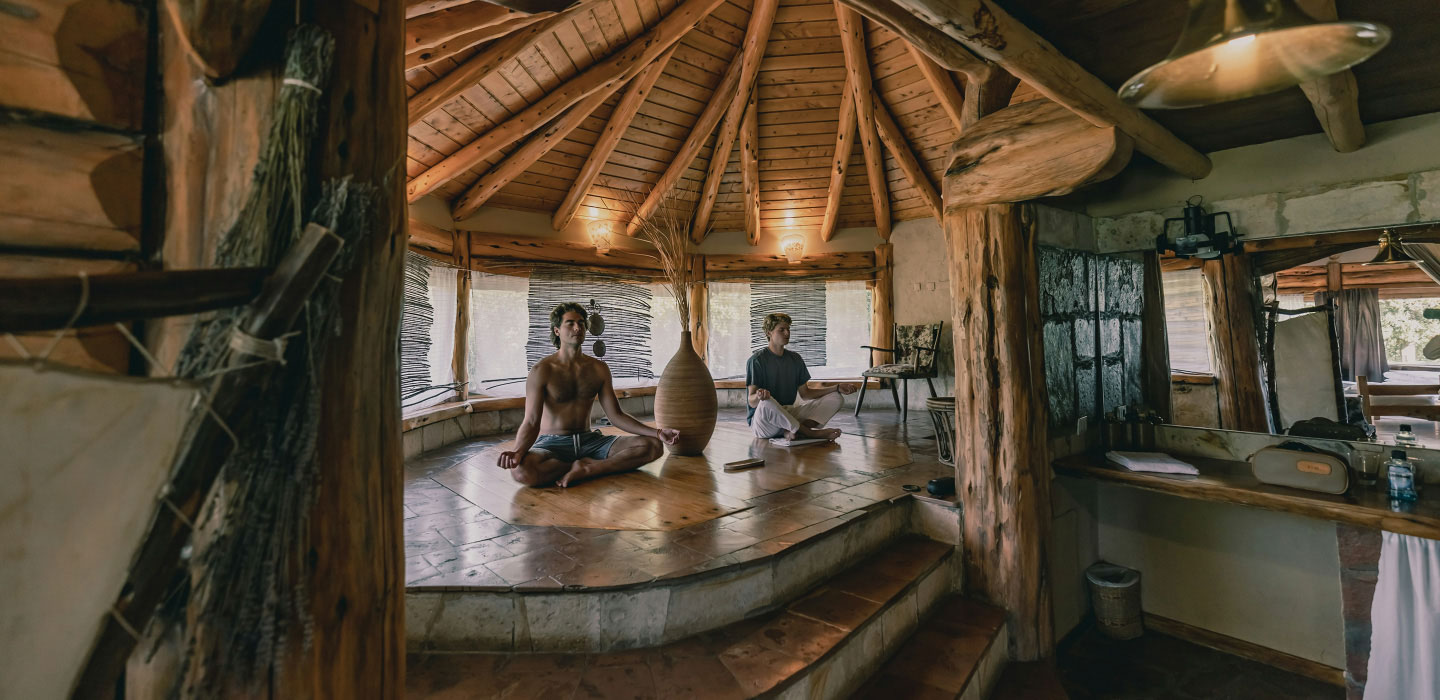 Luxury tropical resort setting